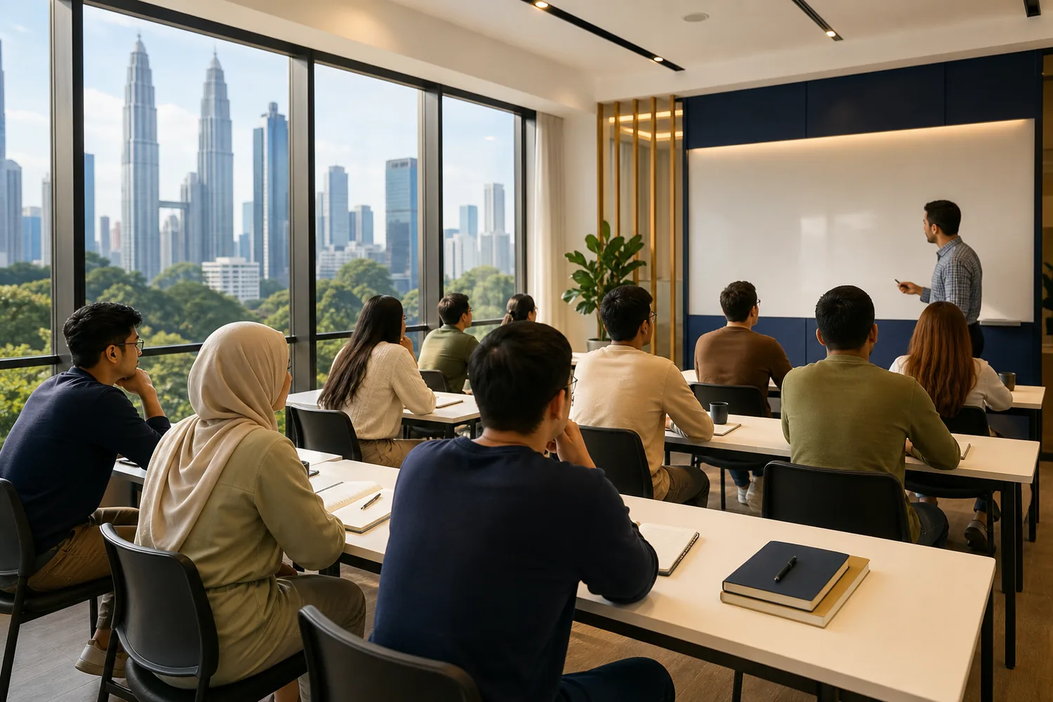 بيئة تعليم لغة إنجليزية للطلاب الدوليين في ماليزيا