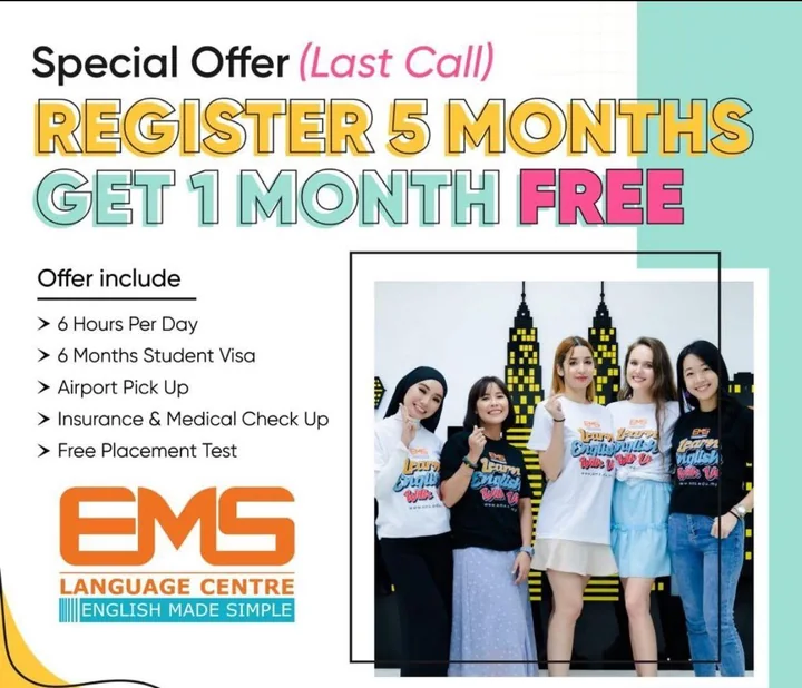 عرض EMS سجل 5 أشهر واحصل على شهر مجاني